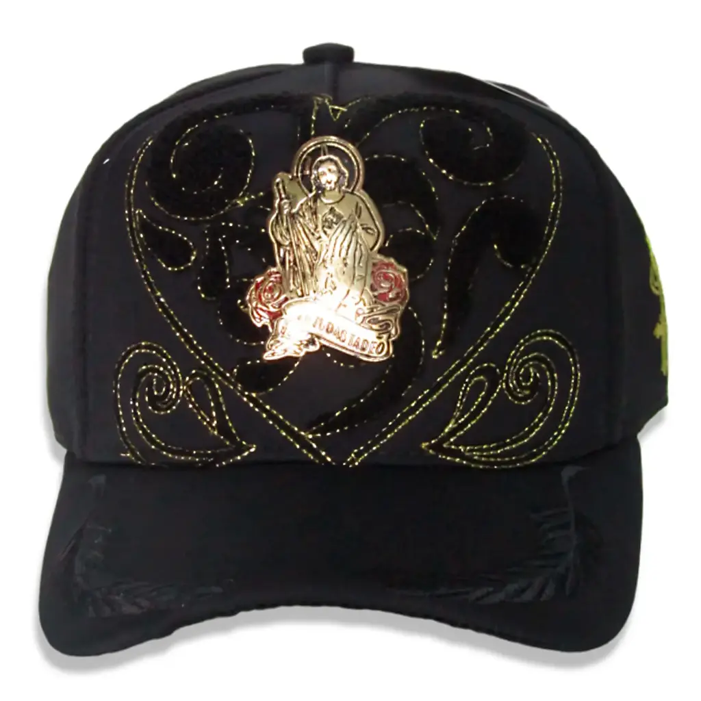 Gorra Belica San judas tadeo negra