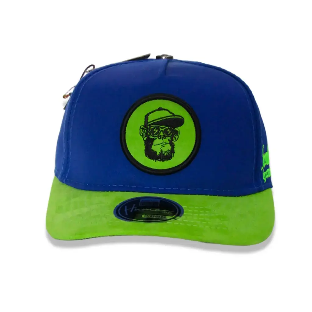 Gorra Human gamuzada azul