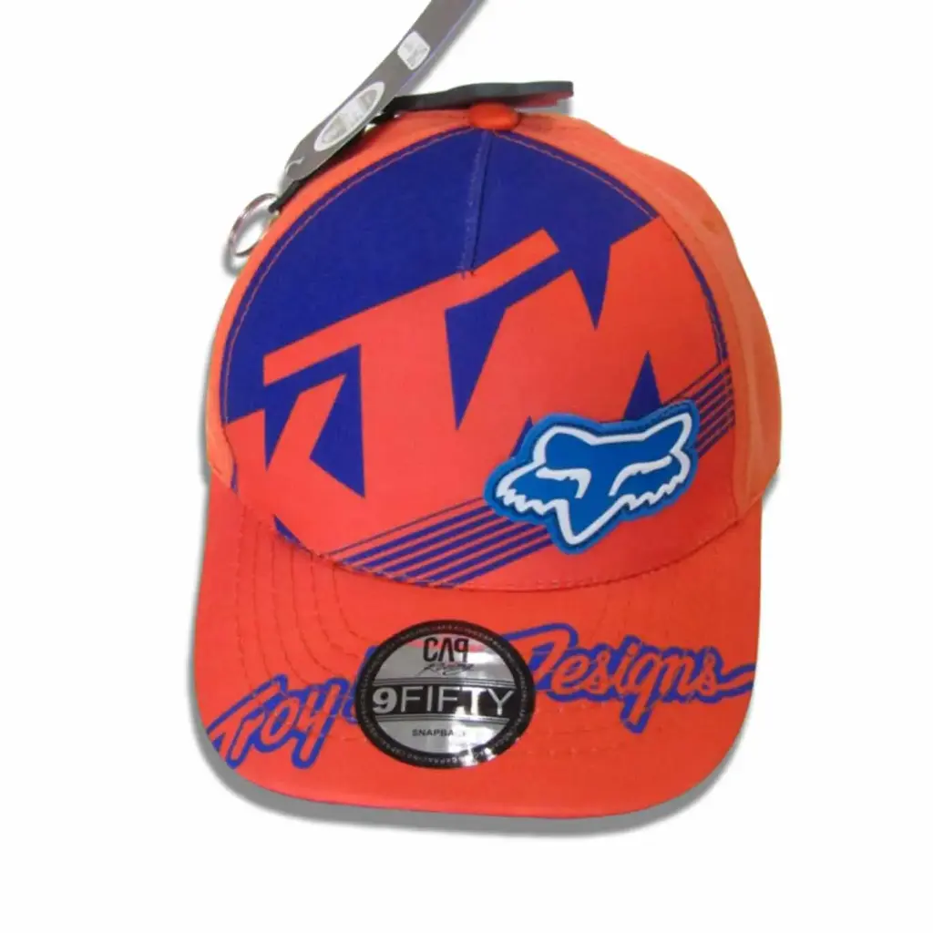 Gorra Fox racing antifluido naranja