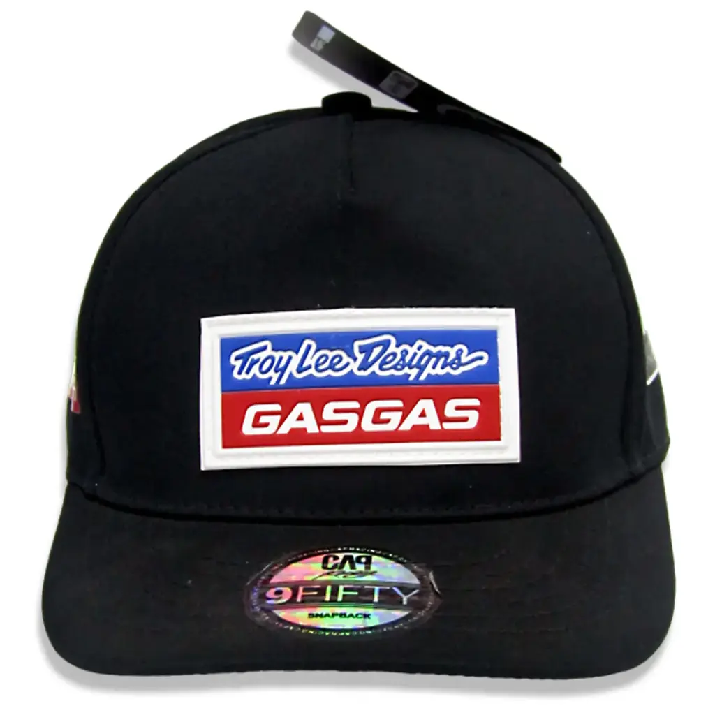 Gorra Troy lee designs gas gas negra