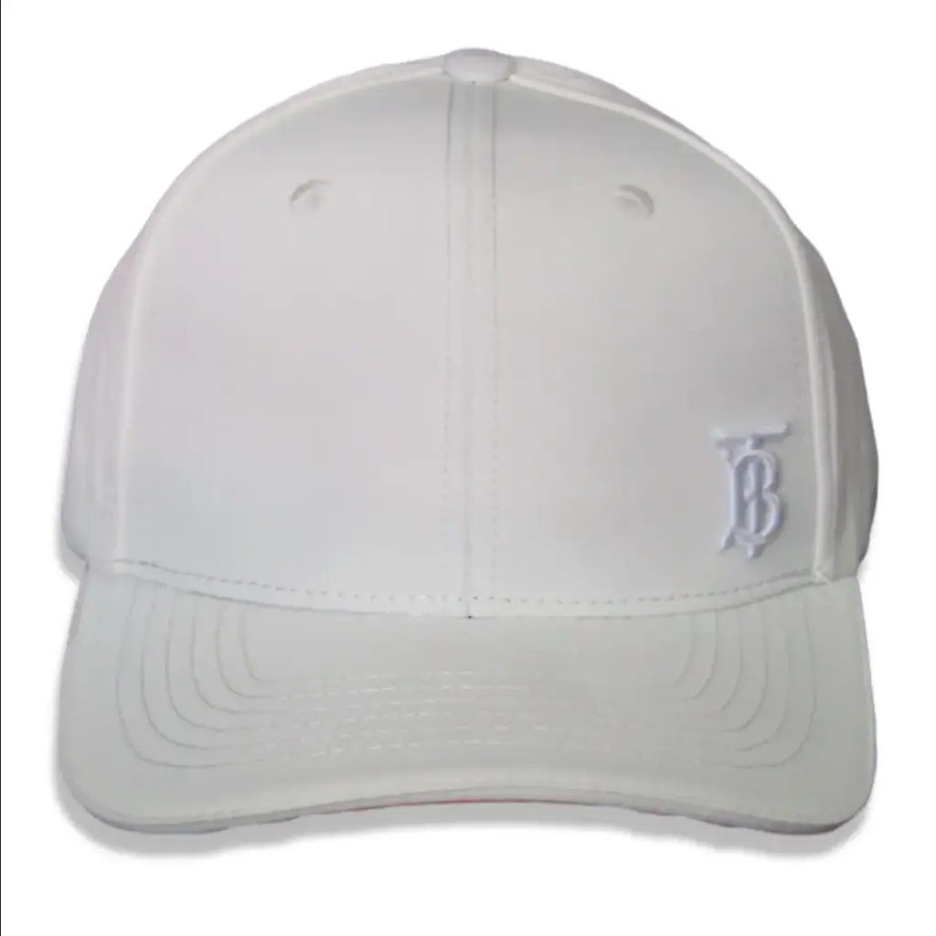 Gorra Burberry casual blanca