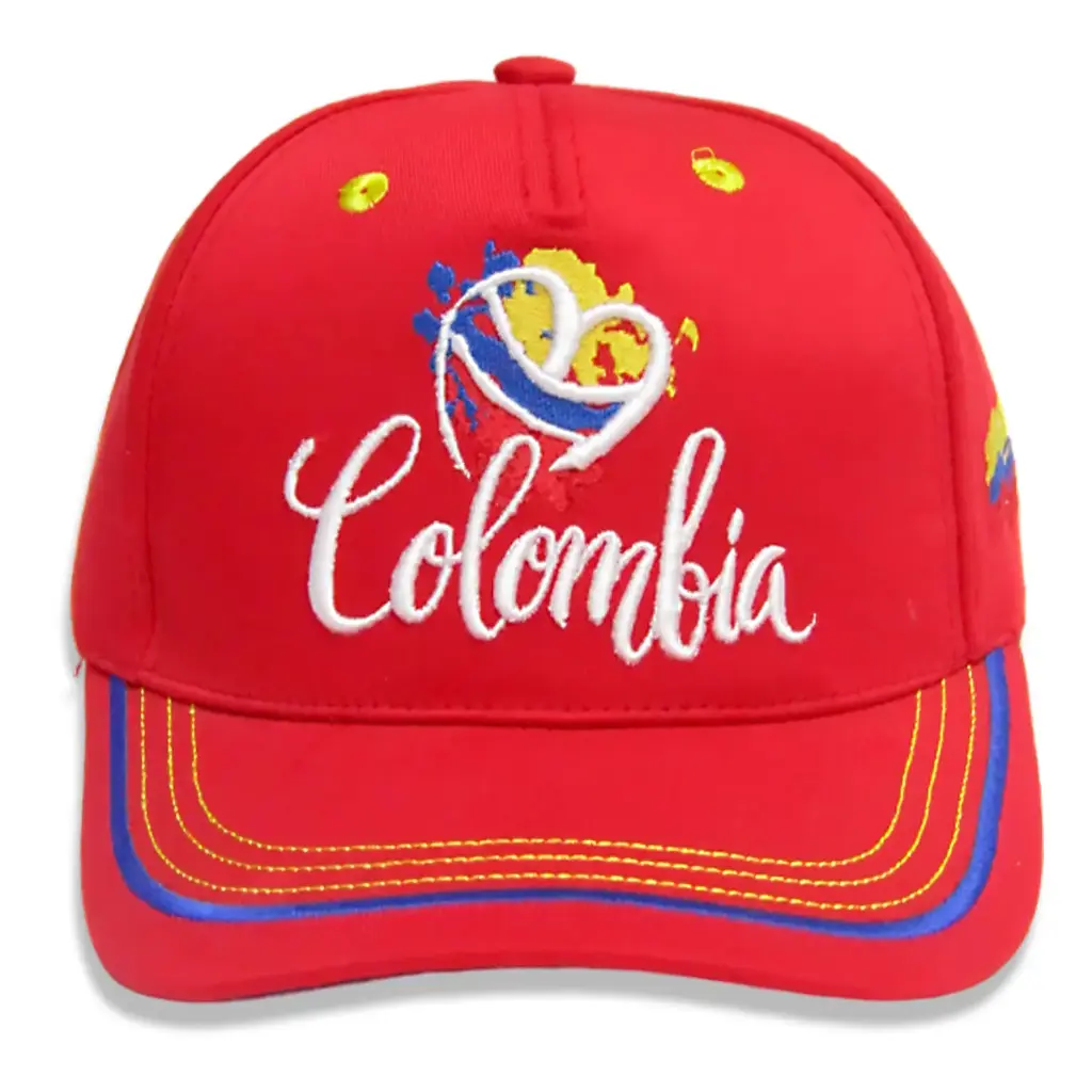 Gorra Colombia antifluido roja