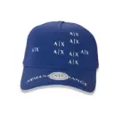 Gorra Armani Exchange enmallada azul