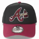 Gorra Antifluido Atlanta Braves negra