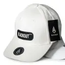 Gorra Blackout Clásica Bordado blanca