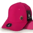 Gorra Blackout Clásica Logotipo Metálico Corona rosada