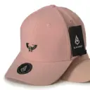 Gorra Blackout Clásica Logotipo Metálico Plateado rosada