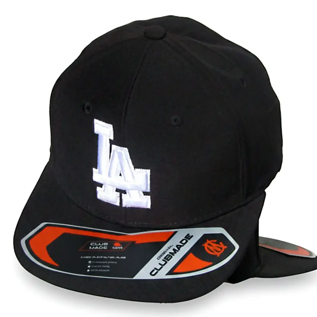 Gorra LA Plana negra