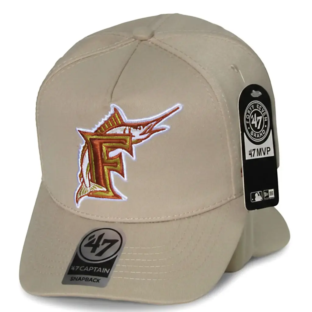 Gorra Marlins Miami Antifluido beige