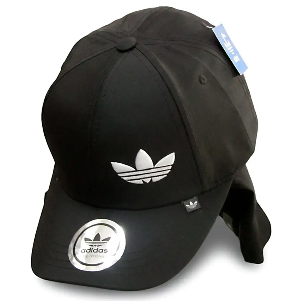 Gorra Adidas Beisbolera Logo clasico negra