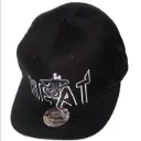 Gorra Mitchell y Ness Bordada "Heat" negra
