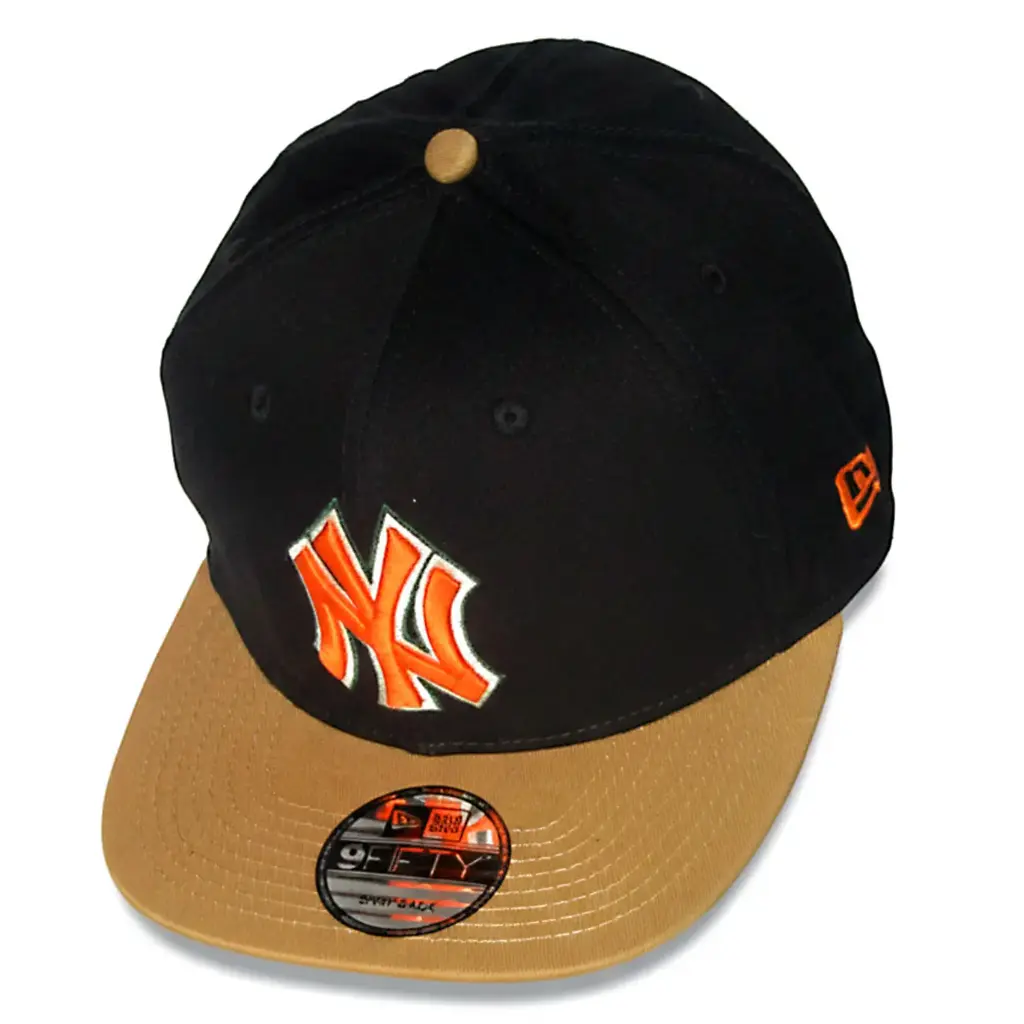 Gorra NY Plana Bordada negra