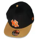 Gorra NY Plana Bordada negra