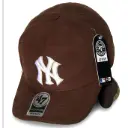 Gorra NY Antifluido Gamuzada cafe