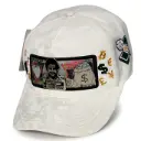 Gorra Bélica Camuflada Blanca Plaqueta Pablo Escobar