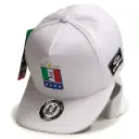 Gorra Once Caldas Antifluido Escudo clásico blanca