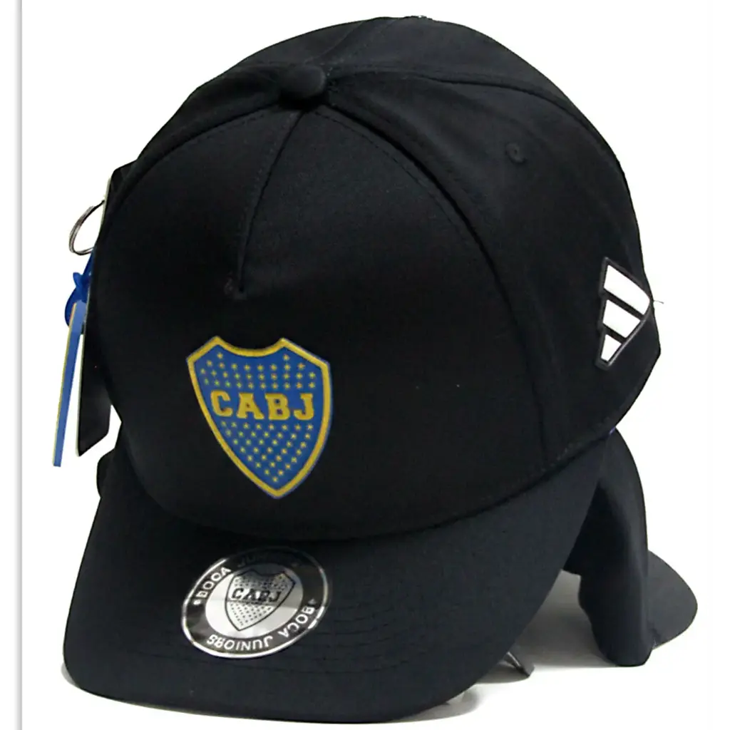 Gorra Boca Juniors Antifluido Escudo clásico negra
