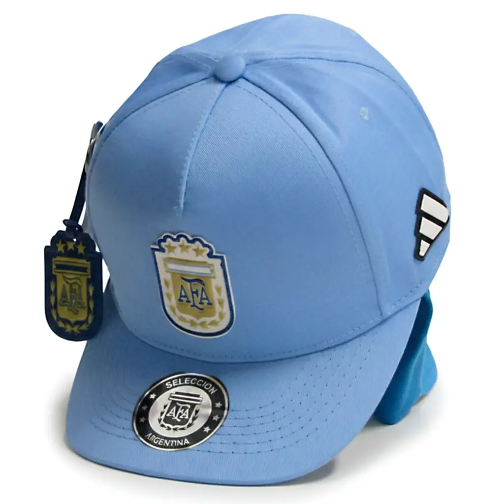 Gorra Selección Argentina Escudo clásico celeste