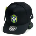 Gorra Selección De Brasil Antifluido Escudo clásico negra
