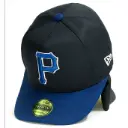 Gorra Pirates Pittsburgh Beisbolera Antifluido Gamuzada negra