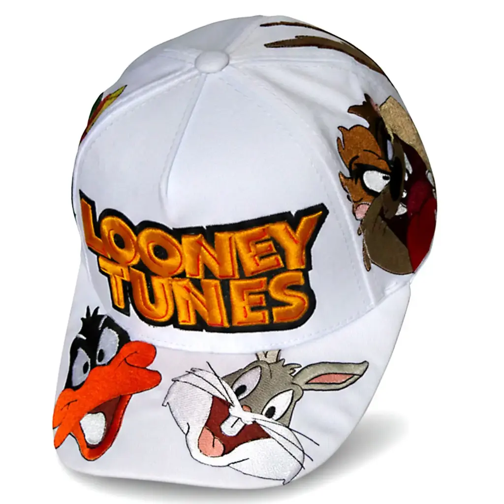 Gorra Bélica Looney Tones blanca