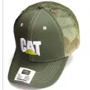 Gorra Caterpillar Enmallada verde