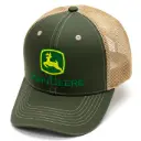 Gorra John Deere Enmallada verde