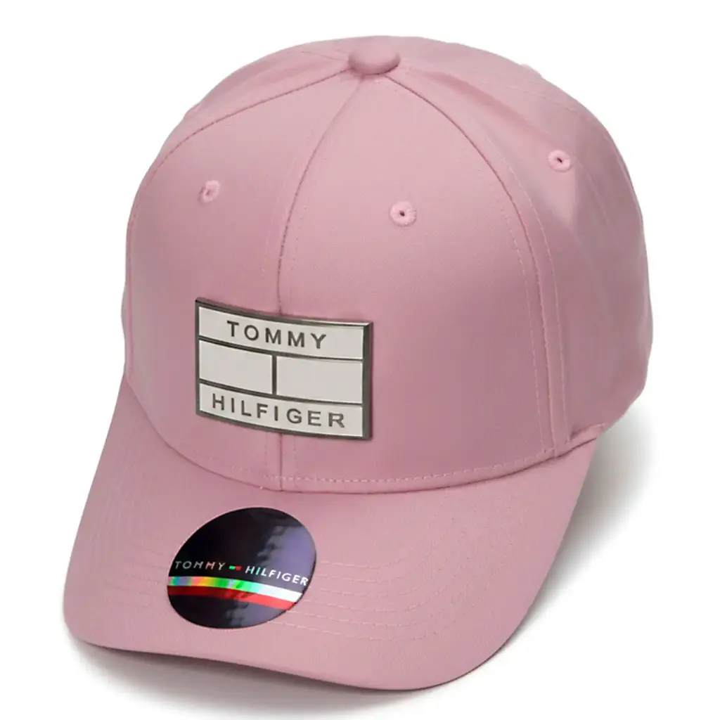 Gorra Beisbolera Tommy Hilfiger Plaqueta rosa