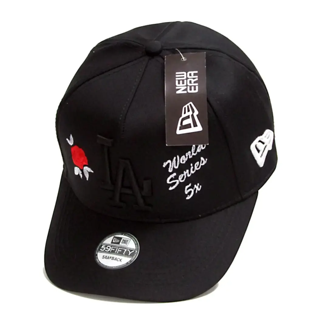 Gorra LA Dodgers World Series 2024 Antifluido negra