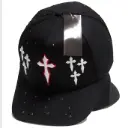 Gorra Chrome Hearts Cruces Antifluido negra