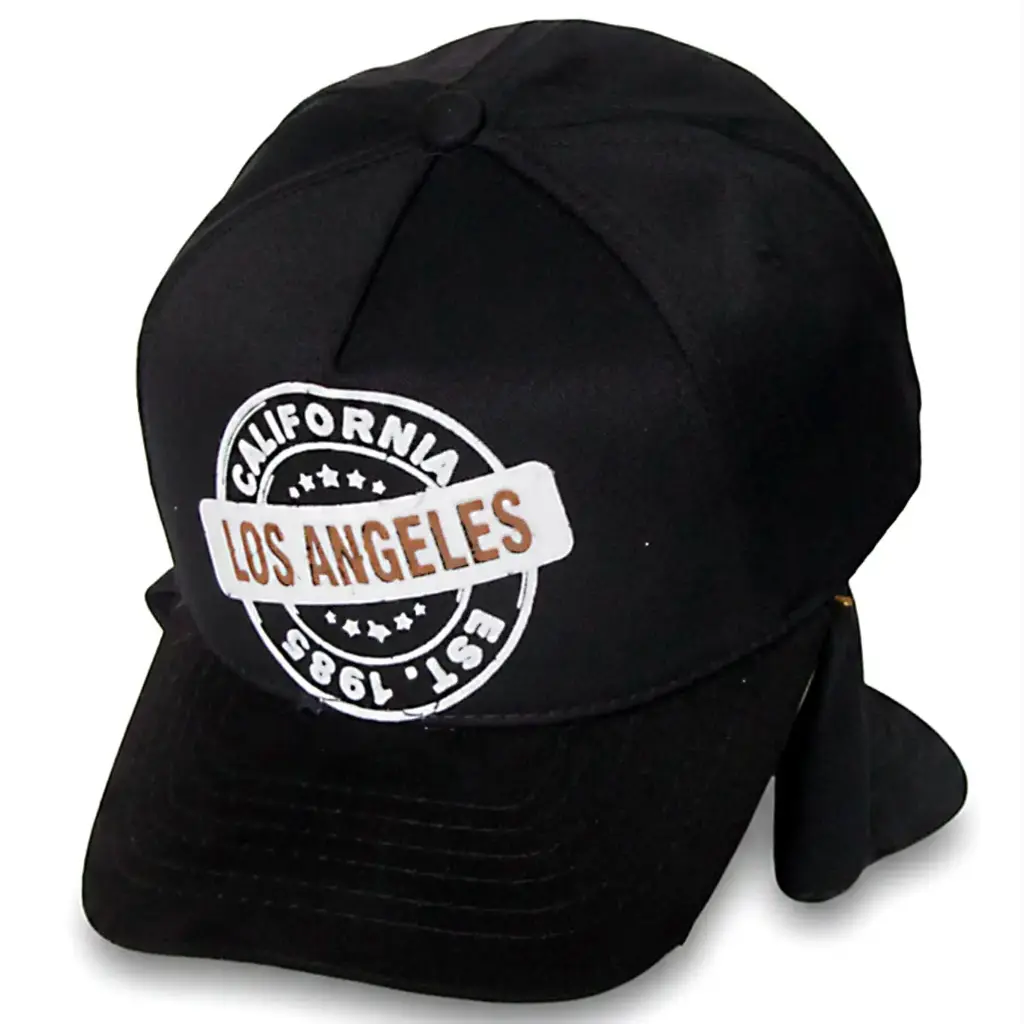 Gorra California "Los Angeles" Antifluido negra