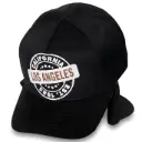 Gorra California "Los Angeles" Antifluido negra