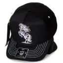 Gorra California Bordado Caballo Antifluido negra