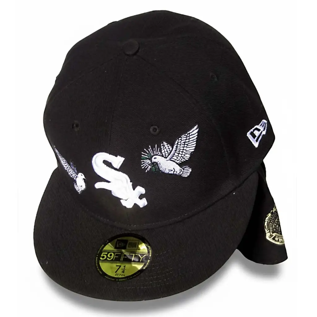Gorra Chicago White Sox New Era Tubular Plana negra