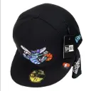 Gorra Charlotte Hornets Plana Tubular negra