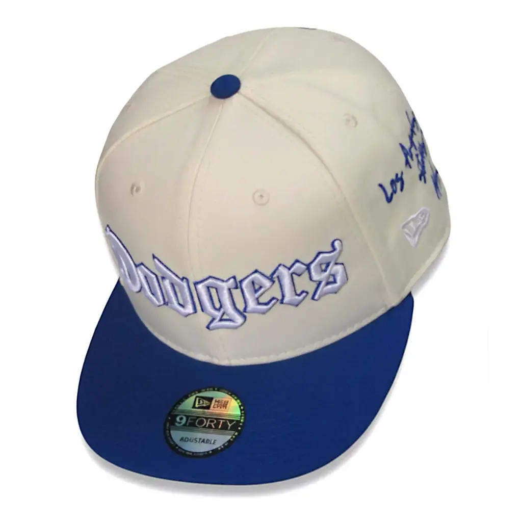 Gorra LA Dodgers Anniversary Plana beige