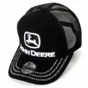 Gorra John Deere Gamuzada Enmallada negra