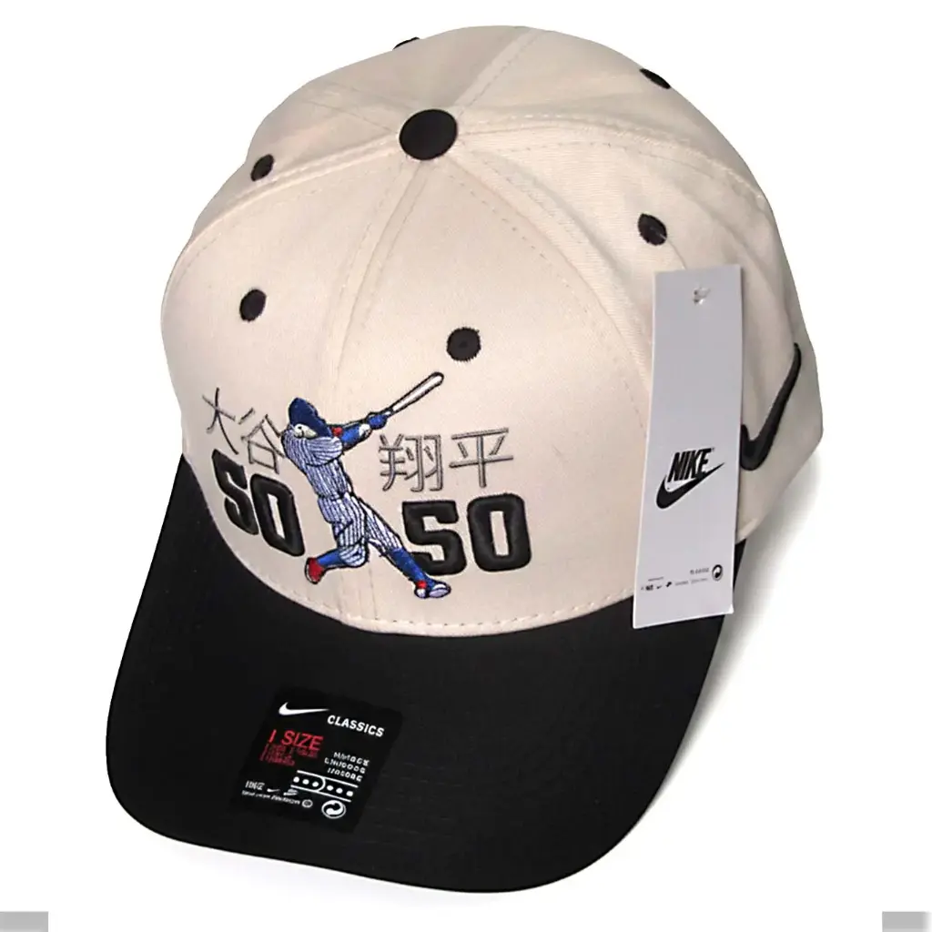 Gorra LA Dodgers "Shoei Ohtani" Temporada 50/50 Beisbolera beige