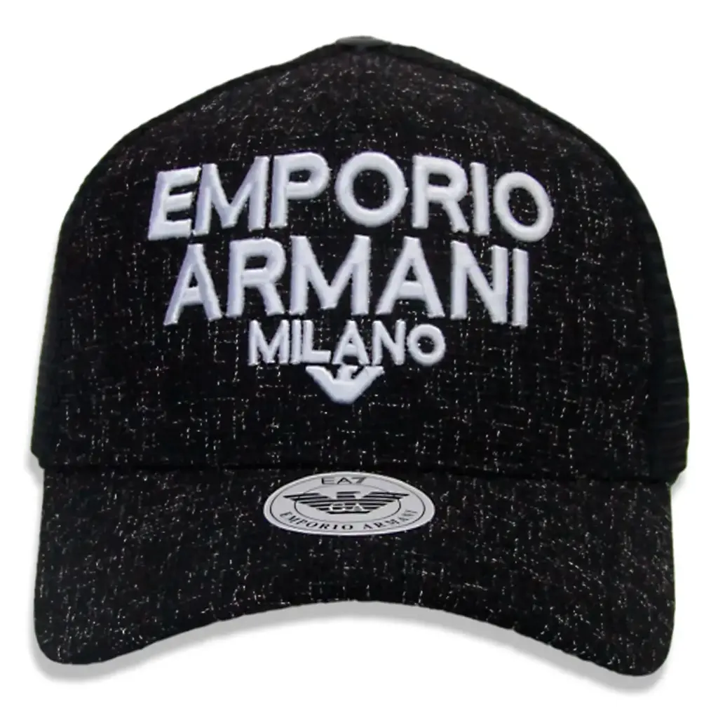 Gorra Emporio Armani Enmallada negra