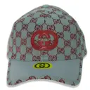 Gorra Gucci casual celeste