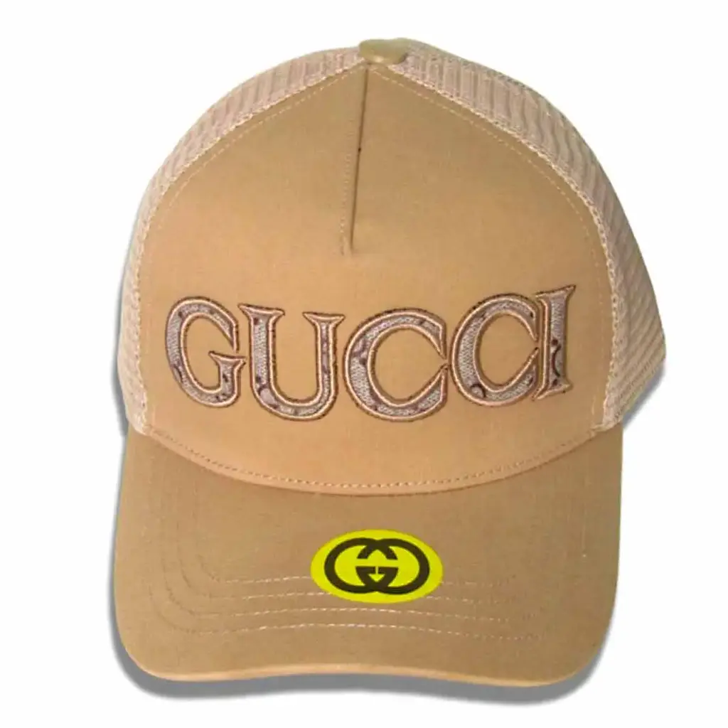 Gorra Gucci beige enmallada