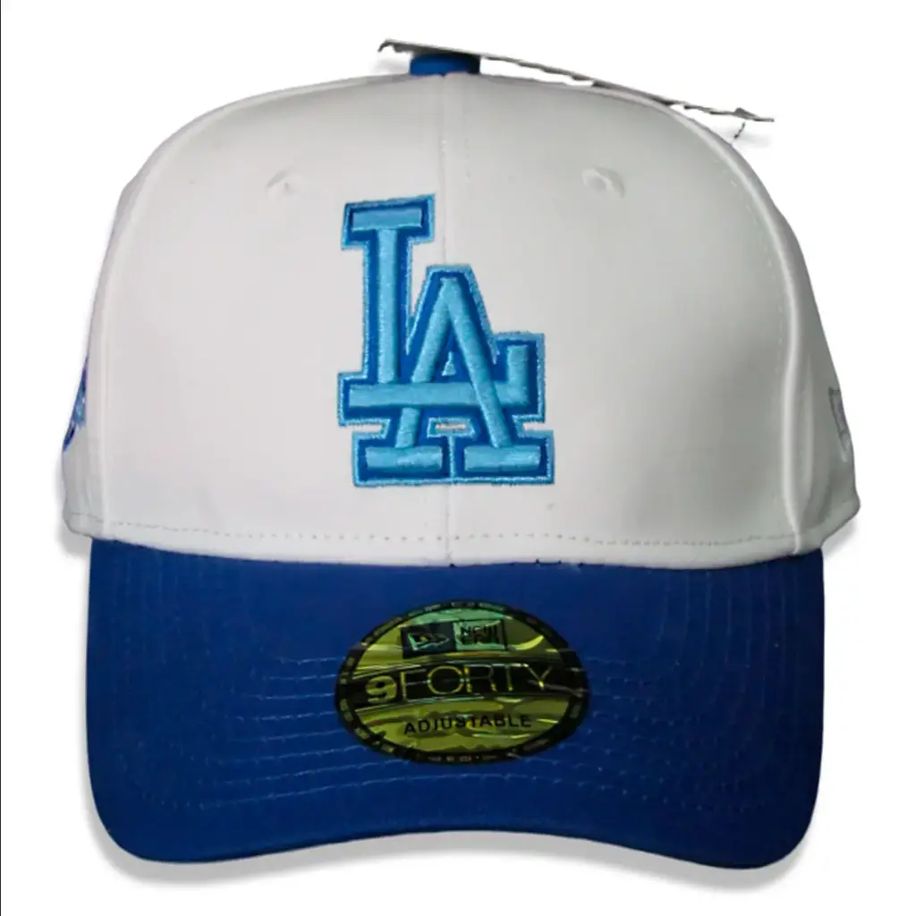 Gorra LA tubular blanca