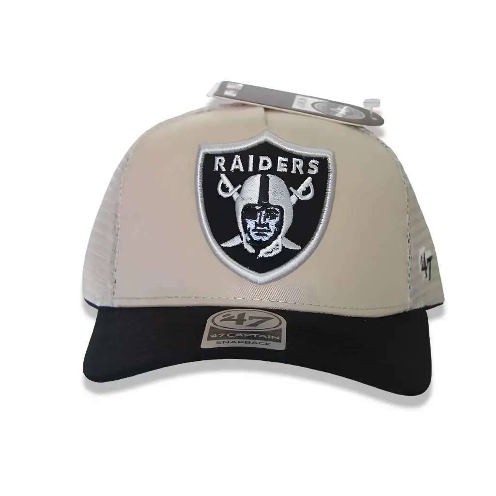 Gorra Vegas Raiders enmallada beige