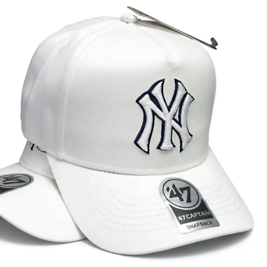 Gorra Beisbolera NY Blanca varios motivos