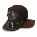 Gorra Caballo Plaqueta cafe