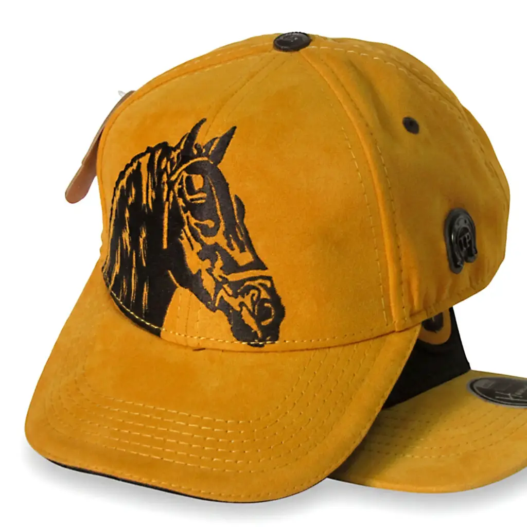 Gorra Trocha Pura Gamuzada amarilla