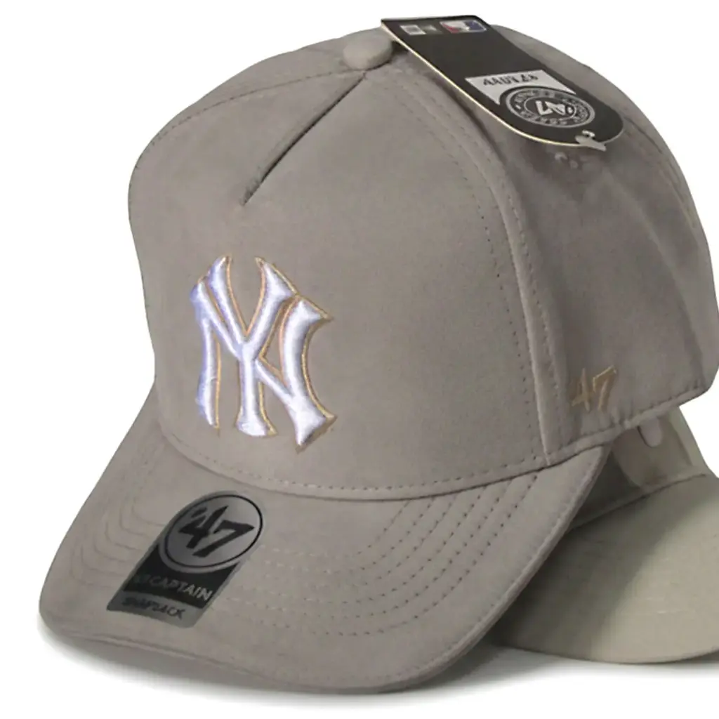 Gorra NY Antifluido Gamuzada gris