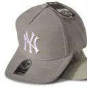 Gorra NY Antifluido Gamuzada gris