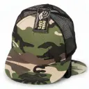 Gorra Calvin Klein Plana Enmallada Camuflada verde