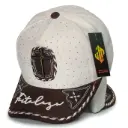 Gorra Bélica Cruz Fe Logo Plaqueta Beige